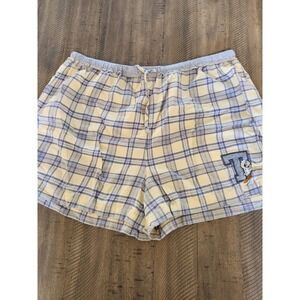 Tweety Bird Womens Plaid Boxer Shorts Size 3XL Cotton Sleep VTG Drawstring‎